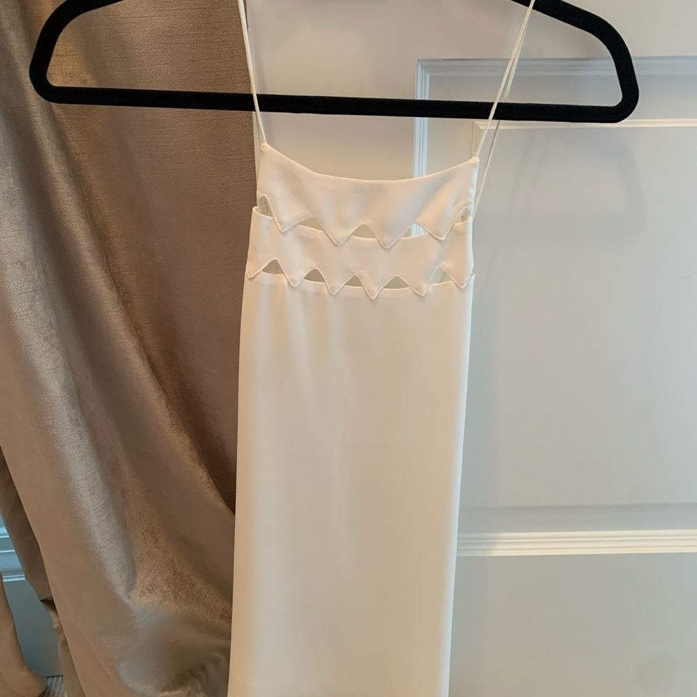 White silk camisole